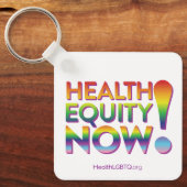 Porte-clés Équité en santé maintenant ! (Recto)