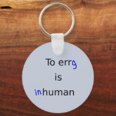 Porte-clés Erging workout funny slogan gym (Recto)