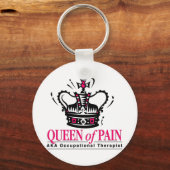 Porte-clés Ergothérapeute - Reine de la douleur (Recto)