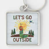 Porte-clés Eric Carle | Allons dehors (Devant)