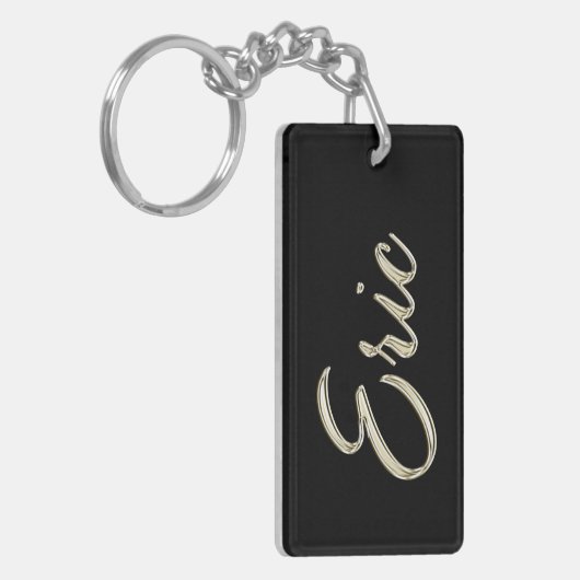 Porte-clés Eric Name Whitegold (Devant gauche)