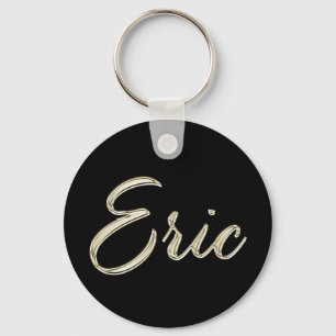 Porte-clés Eric Name Whitegold Button