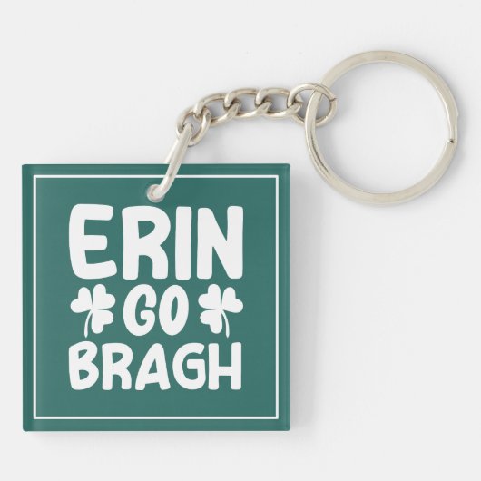Porte-clés Erin Go Bragh St. Patrick's Day Design-60850 (Dos)