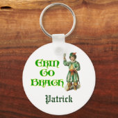 Porte-clés Erin Go Braugh Custom Irish Dit : (Recto)