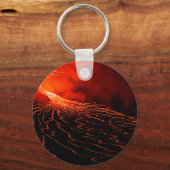Porte-clés éruption volcanique (Recto)