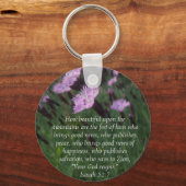 Porte-clés Ésaïe 52:7 (Recto)