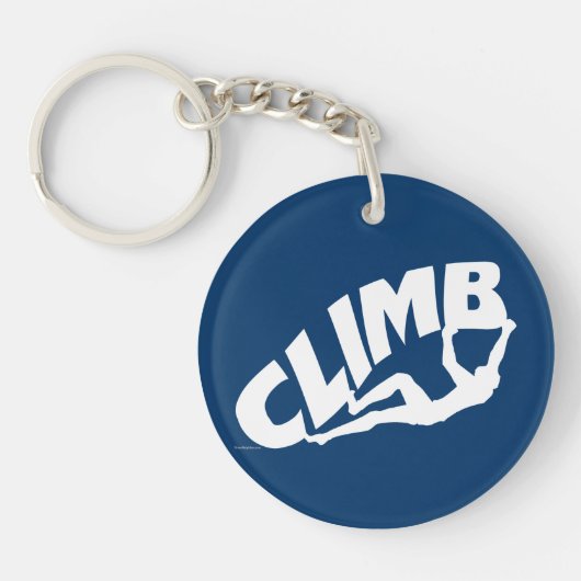Porte-clés Escalade de rock, Bouldering (Devant)