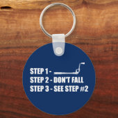 Porte-clés Escalade des glaces - Ne tombez pas (Recto)