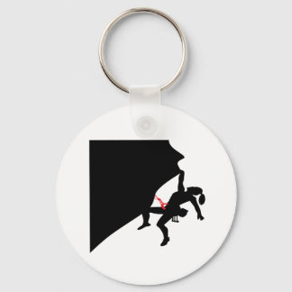 Porte-clés Escalade Mountain Girl Black Silhouette