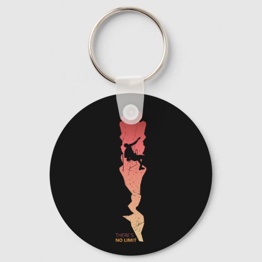 Porte-clés Escalade - Silhouette d'alpiniste (Recto)