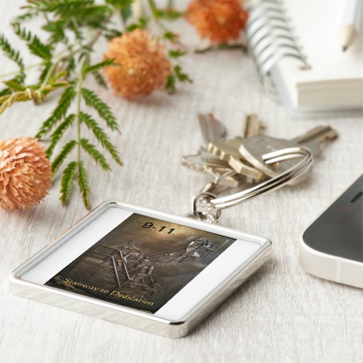 Porte-clés Escalier au dévouement (Côté)