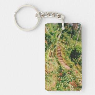Porte-clés Escalier de la forêt tropicale de Bali