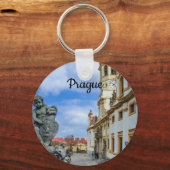 Porte-clés Escaliers avec des anges de pierre à l'église Lore (Verso)