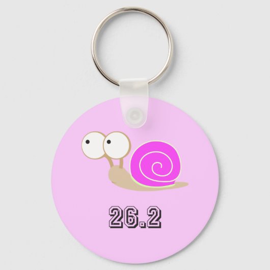 Porte-clés Escargot à coque rose 26,2 (Recto)