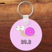 Porte-clés Escargot à coque rose 26,2 (Recto)