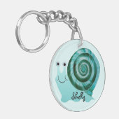 Porte-clés Escargot bleu (Devant gauche)