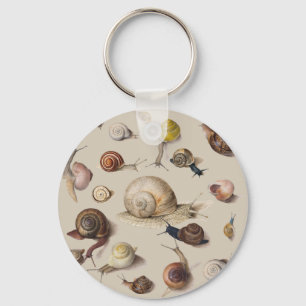 Porte-clés Escargot Limace Jardin Animal de compagnie Gastrop