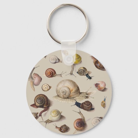 Porte-clés Escargot Limace Jardin Animal de compagnie Gastrop (Recto)