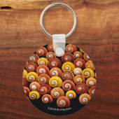 Porte-clés Escargots d'arbre cubain (Recto)