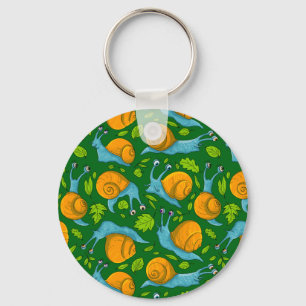 Porte-clés Escargots d'été