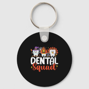 Porte-clés Escouade dentaire Dentiste dentaire Thanksgiving H