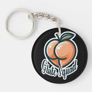 Porte-clés Escouade Fessiers Fessier Peche Fessiers Gym Fitne