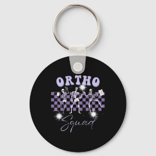 Porte-clés Escouade Ortho Rétro Danser Squelette Nurs Orthopé