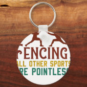 Porte-clés Escrime Comment je fais passer mon point de vue Dr (Recto)