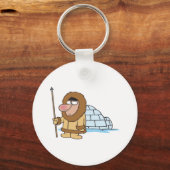 Porte-clés Eskimo Et Igloo (Recto)