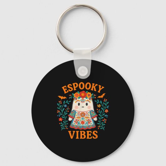 Porte-clés Esoky Vibes Maestra Halloween Spanish Mexican Boho (Recto)