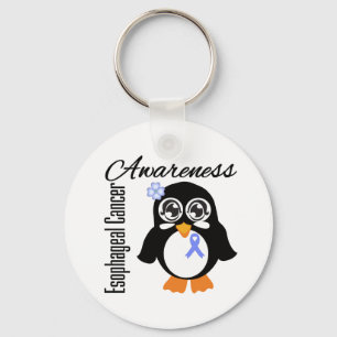 Porte-clés Esophageal Cancer Awareness Penguin