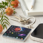 Porte-clés espace (Devant Droit)