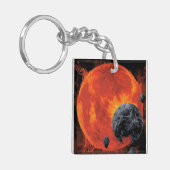 Porte-clés Espace cimetière crâne Halloween Galaxie des horre (Devant gauche)