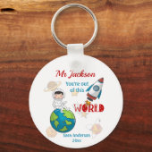 Porte-clés Espace De Ce Monde Appréciation De Professeurs (Recto)