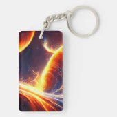 Porte-clés Espace d'eau de feu (Dos)