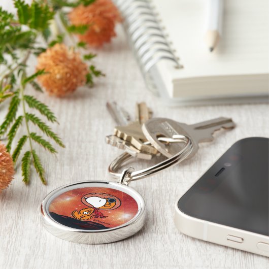 Porte-clés ESPACE | Snoopy Geometry Moon Walk (Côté)