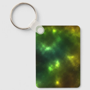 Porte-clés Espaces cosmiques abstraits de constellations 