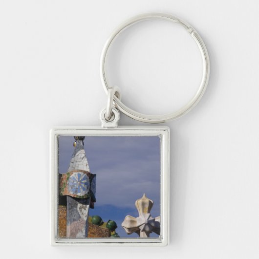 Porte-clés Espagne, Catalogne, Barcelone. Casa Batllo (1906). (Devant)