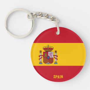 Porte-clés Espagne Drapeau charmant patriotique