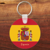 Porte-clés Espagne & Espagne Drapeau mode, Voyage / fans de s (Verso)