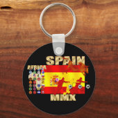 Porte-clés Espagne Football (Recto)