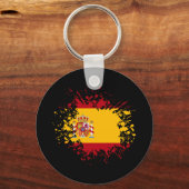 Porte-clés Espagne Souvenir Landmark, Espana Drapeau Voyage (Recto)