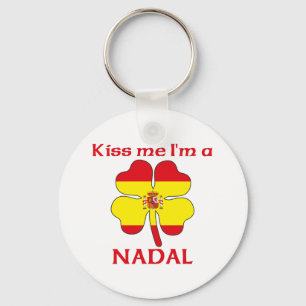 Porte-clés Espagnol personnalisé Kiss Me Je suis Nadal