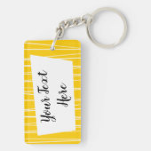 Porte-clés Espagnol Souvenirs Texte porte - clé rectangle acr (Dos)