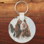 Porte-clés Espagnol Springer anglais fantôme (Recto)