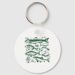 Porte-clés Espèces de poissons rétro Biologie Types de poisso