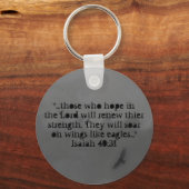 Porte-clés espérance dans le Seigneur (Recto)