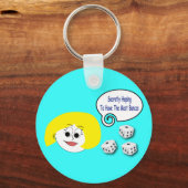 Porte-clés Espérant Discrètement Avoir Le Plus De Buncos (Recto)