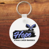 Porte-clés Espère Tatouage papillon Cancer de l'estomac (Recto)