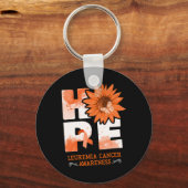 Porte-clés Espoir Fleurs de sensibilisation à la leucémie (Recto)